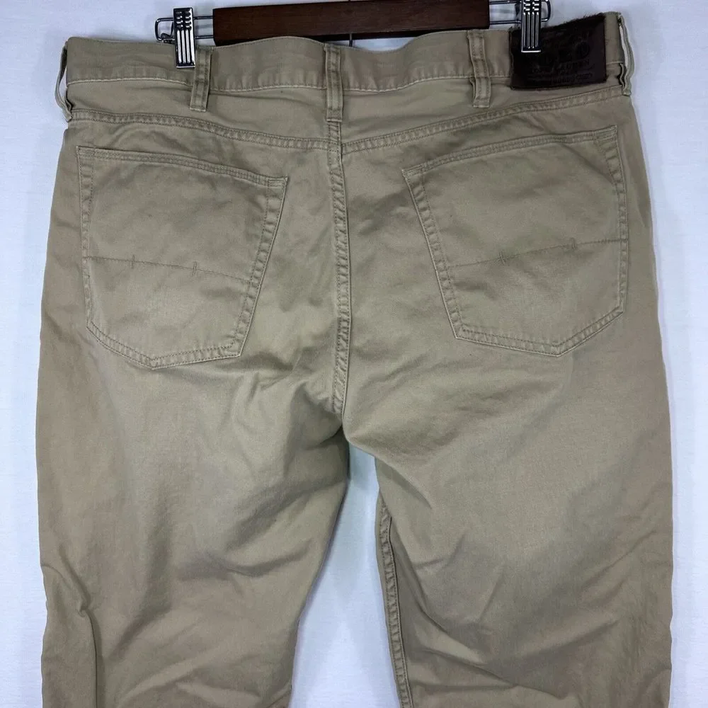 Polo Ralph Lauren Pants Men's 38x32 650 Straight Leg‎ Beige Tan Chino 5 Pocket